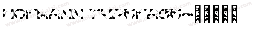 Hofmann Typeface字体转换